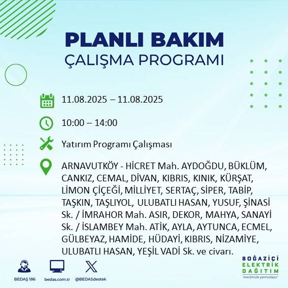 Bu gece yarısından itibaren başlıyor: İstanbul'un 22 ilçesi karanlığa gömülecek 78